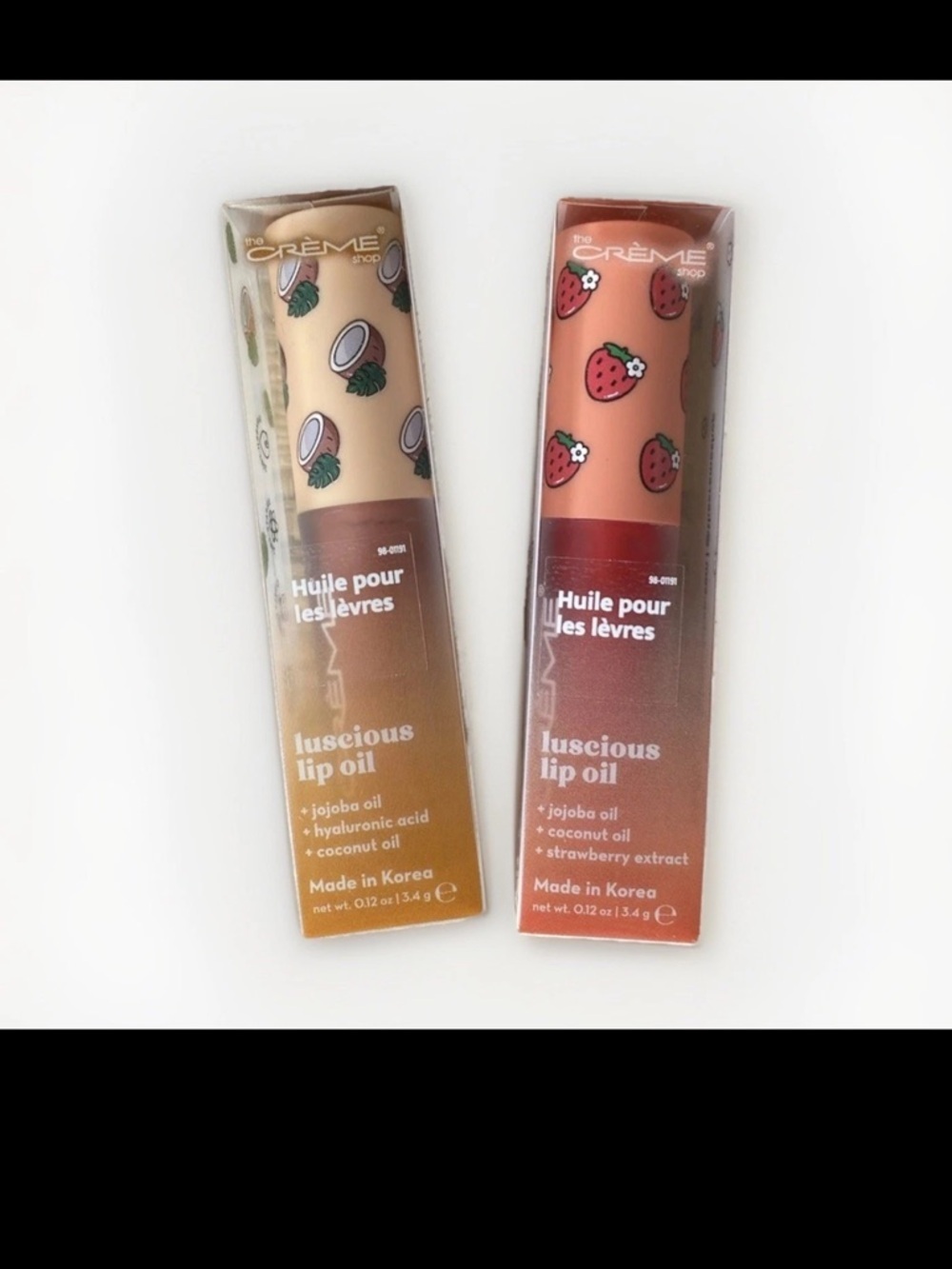 💐2 for $25 Luscious Lip Oil Duo - Coconut and Strawberry